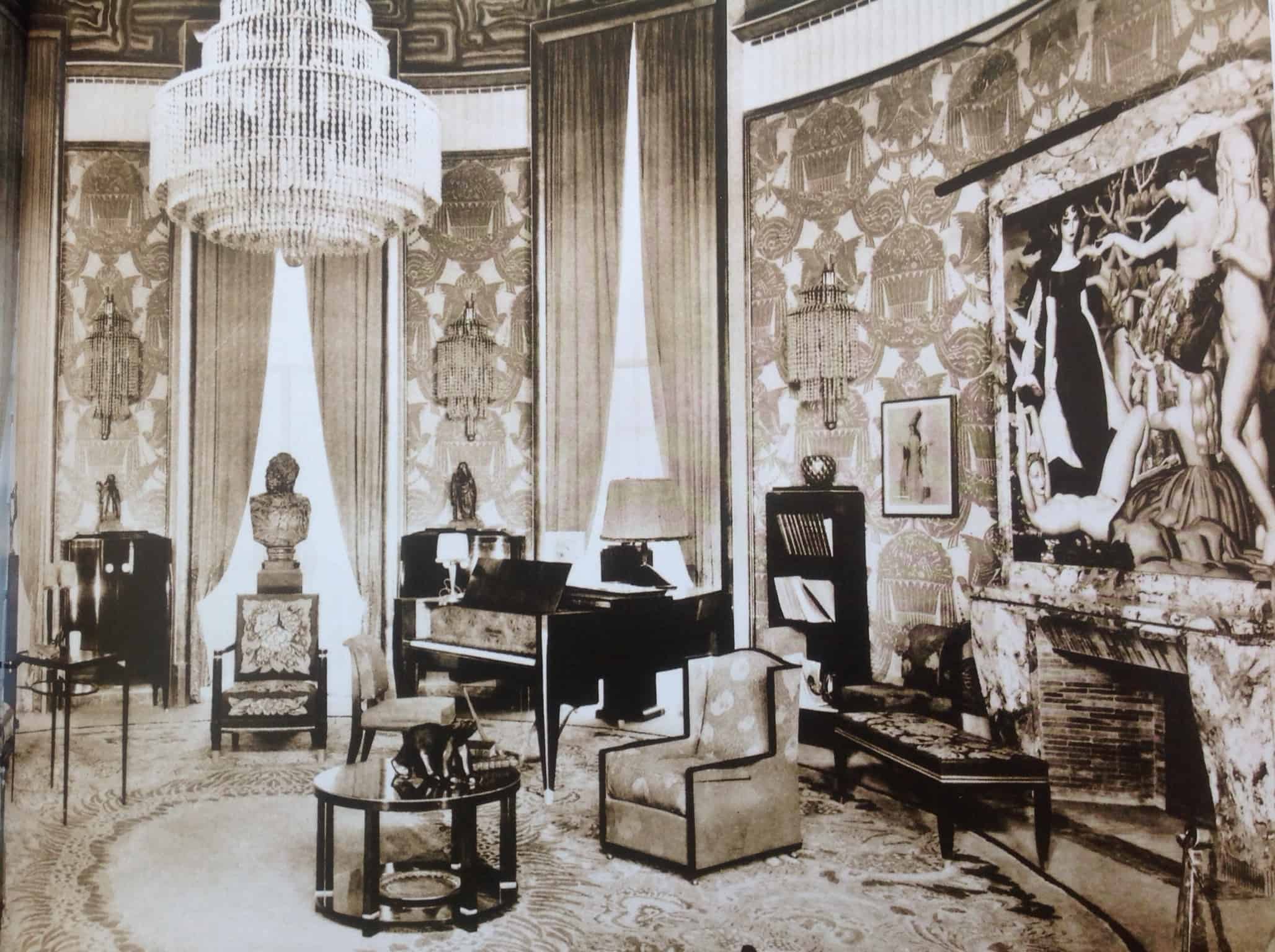 02 The Salon of the Hotel du Collectionneur at the 1925 Paris International Exposition of Decoratiive Arts designed by Emile Jacques Ruhlmann 1879 1933